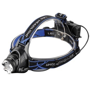 New 1000 Lumen rechargeable Stretch LED Bike headlamp , headlamp led for camping