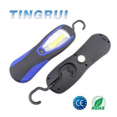 3W COB Portable Handheld Work Light led with Magnetic Base and Hook