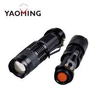 Tactical Lamp 3w 300lm Adjustable Focus Zoomable Torch Light 3 Modes Handheld Mini Q5 LED Flashlight