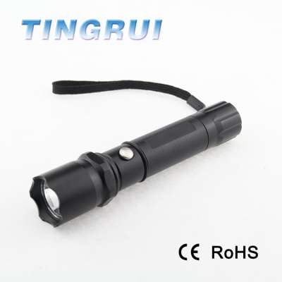 Rechagerable camping waterproof easy take flashlight with a compass