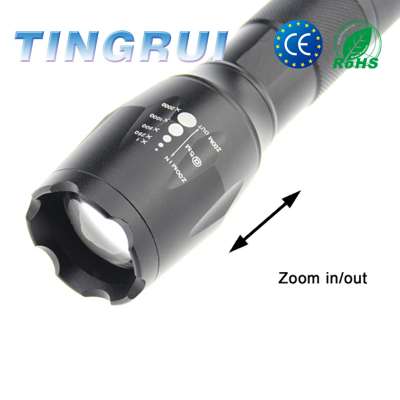 Best Powerful Led Military Flashlight , Aluminum Tactical Led Flashlight