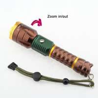 High quality powerful commercial multifunctional electric light led flashlight