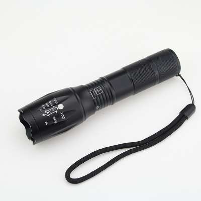 New Hot sale Powerful rechargeable zoomable  Aluminum Alloy USB charge charging X800 G700 Tactical Flashlight for Camping